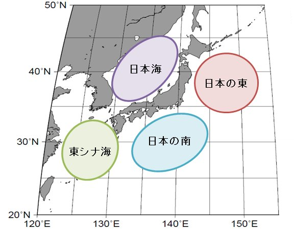 気象庁 海洋気象ブイの観測場所